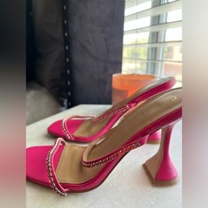 Pink heels